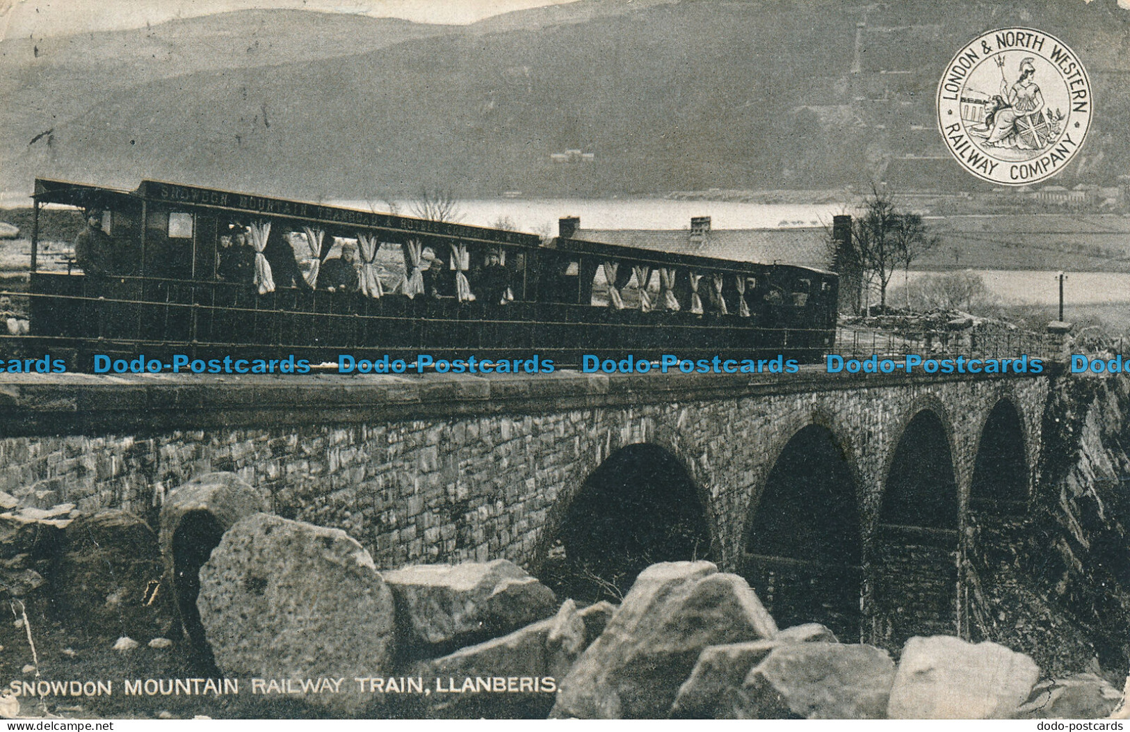 R068762 Snowdon Mountain Railway Train. Llanberis. 1905 - Monde