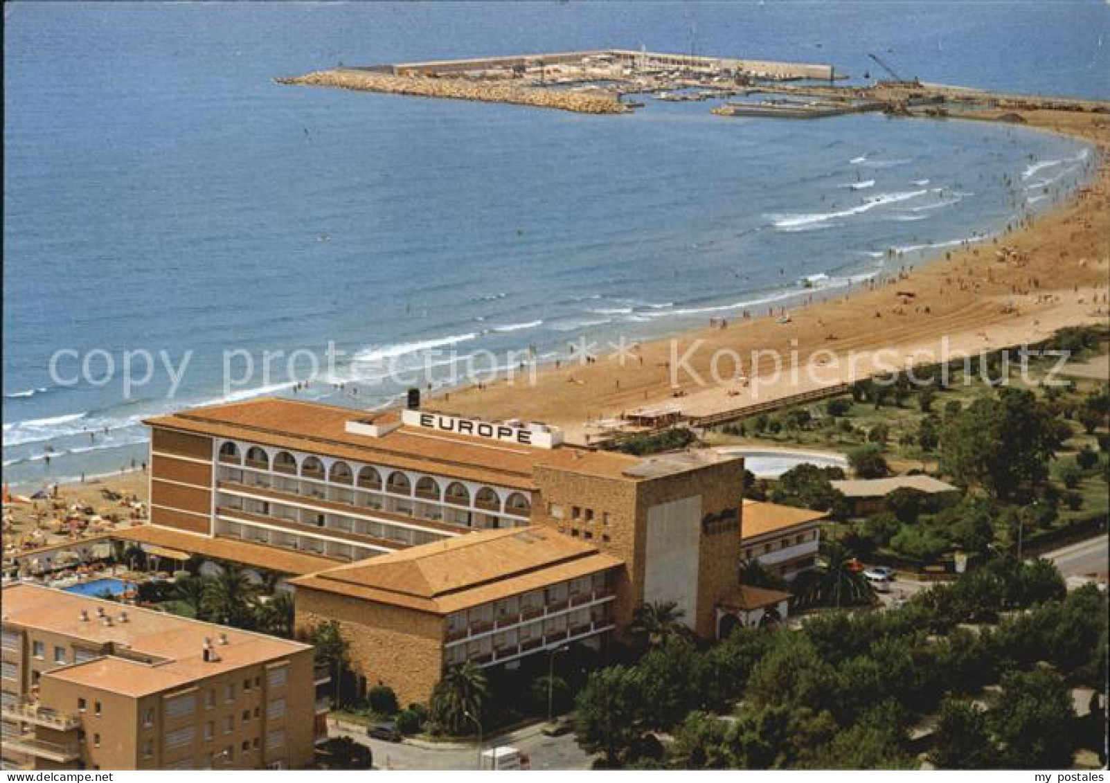 72513575 Comarruga Fliegeraufnahme Mit Hotel Europa Tarragona Costa Dorada - Other & Unclassified