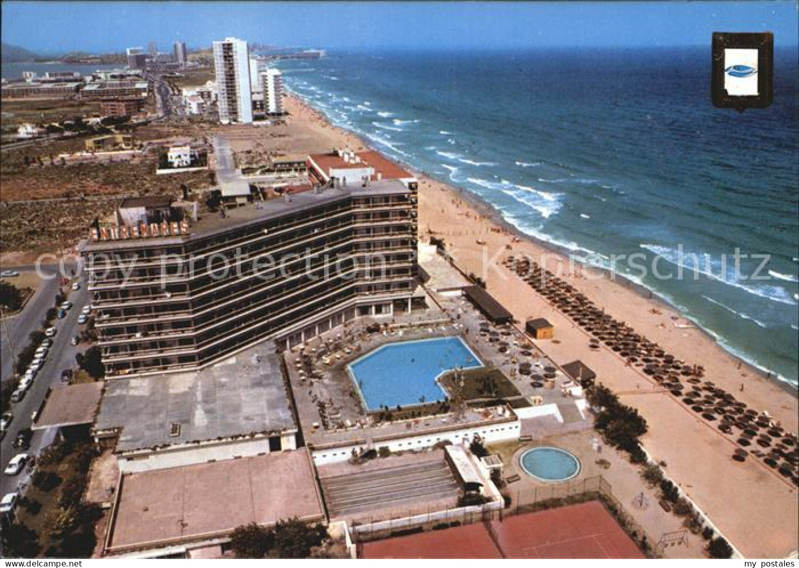72513569 Cartagena Murcia Hotel Entremares Fliegeraufnahme Cartagena - Other & Unclassified