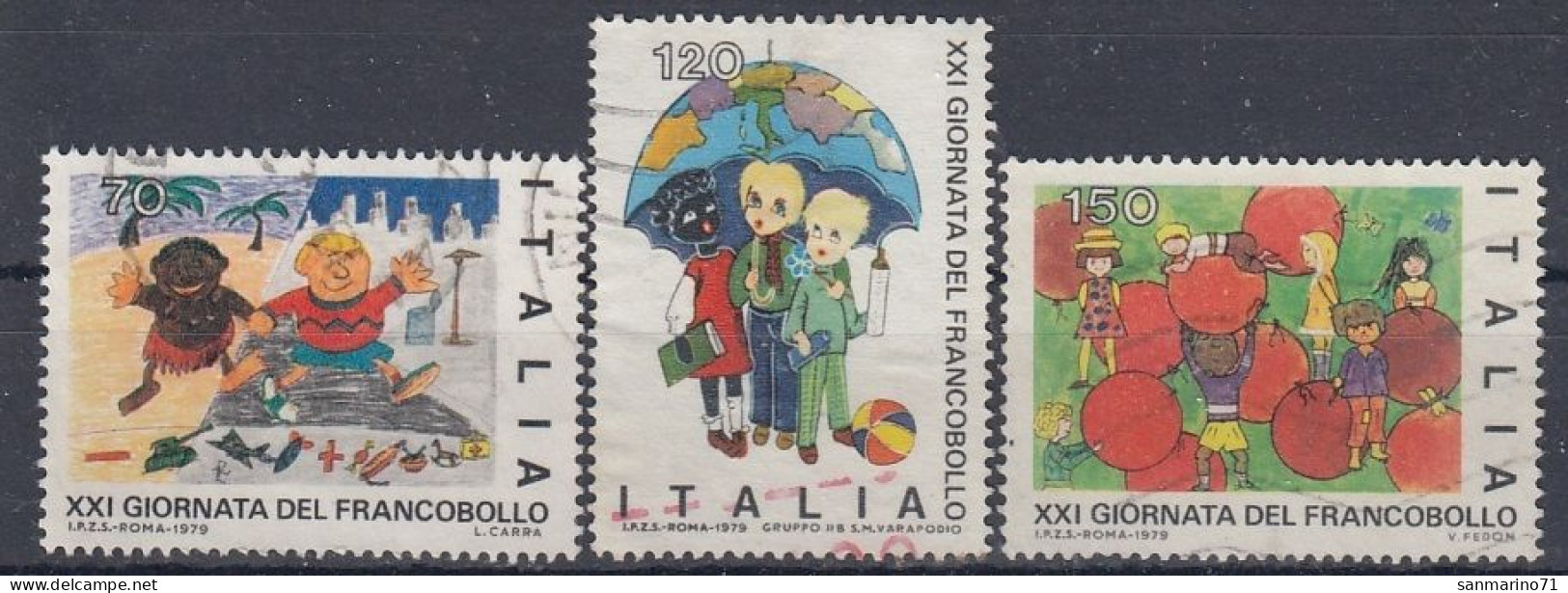 ITALY 1679-1681,used,falc Hinged - 1971-80: Used