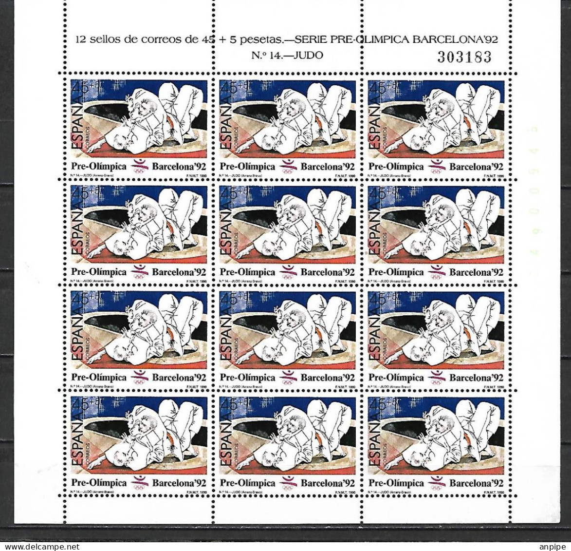 ESPAÑA, 1990 - Unused Stamps