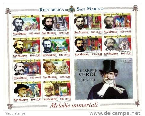 2001 - San Marino BF 72 G. Verdi   ++++++ - Ungebraucht