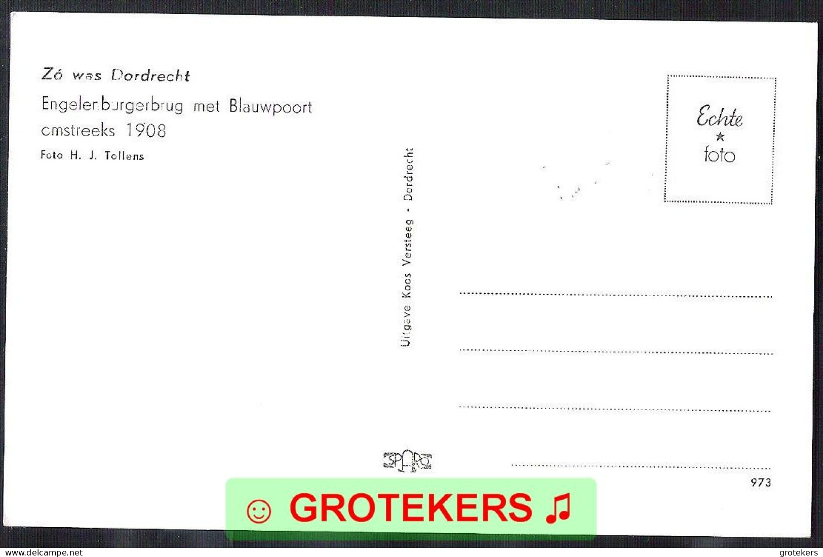 DORDRECHT (Zó was Dordrecht)  4 verschillende kaarten   zie specificatie