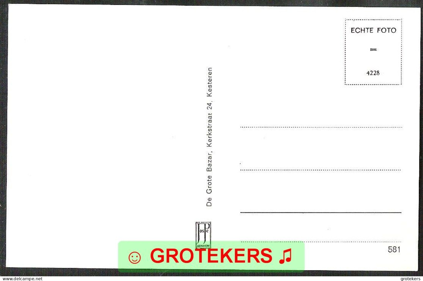 KESTEREN Muziektent De Fles 1981  - Other & Unclassified