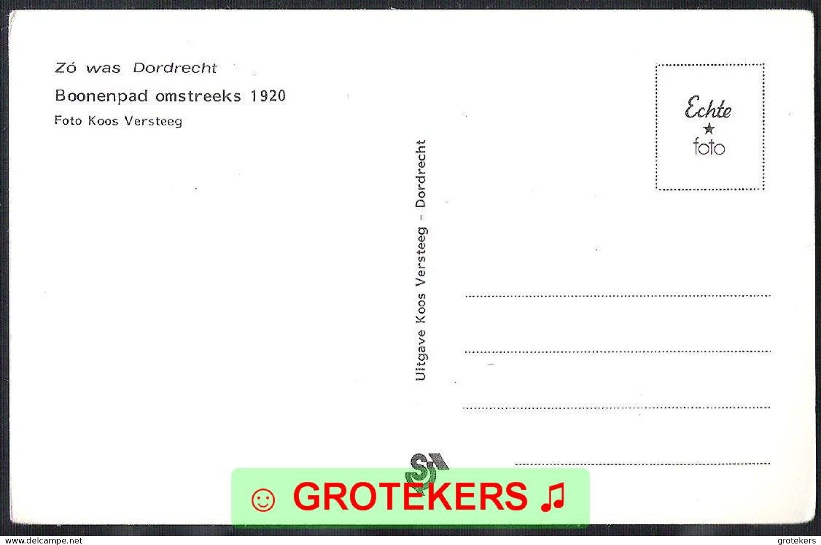 DORDRECHT (Zó Was Dordrecht)   4 Verschillende Kaarten Zie Specificatie - Dordrecht