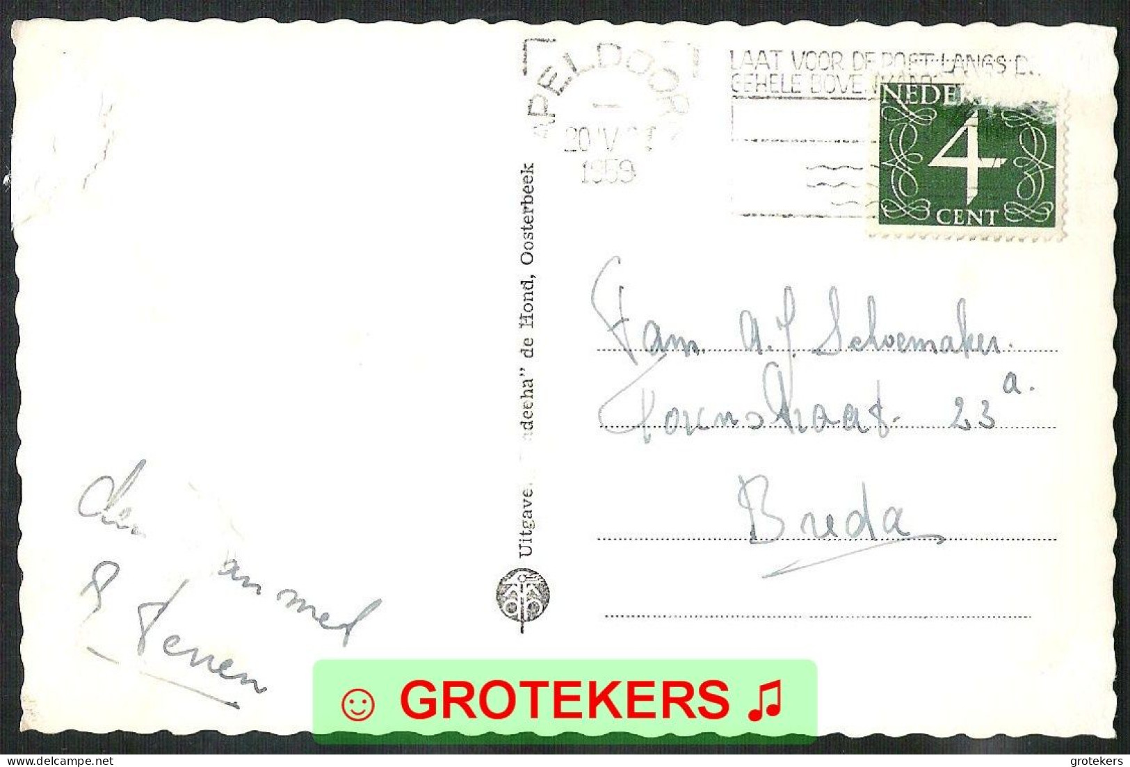ENSCHEDE Groeten Uit 5-luik 1959  - Enschede