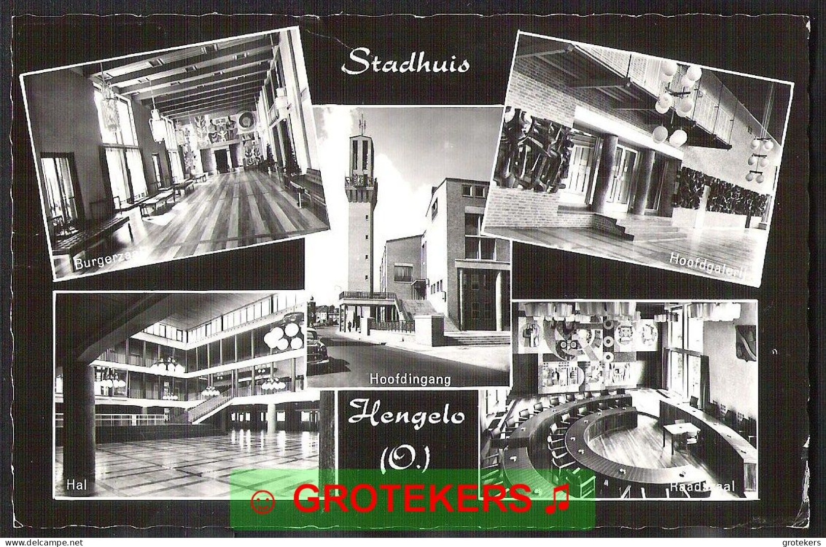 HENGELO Stadhuis 5-luik 1963  - Hengelo (Ov)