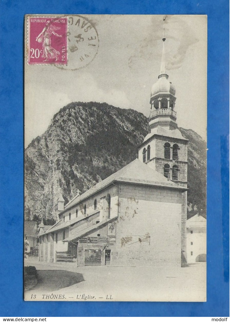 CPA - 74 - Thônes - L'Eglise - Circulée En 1934 - Thônes