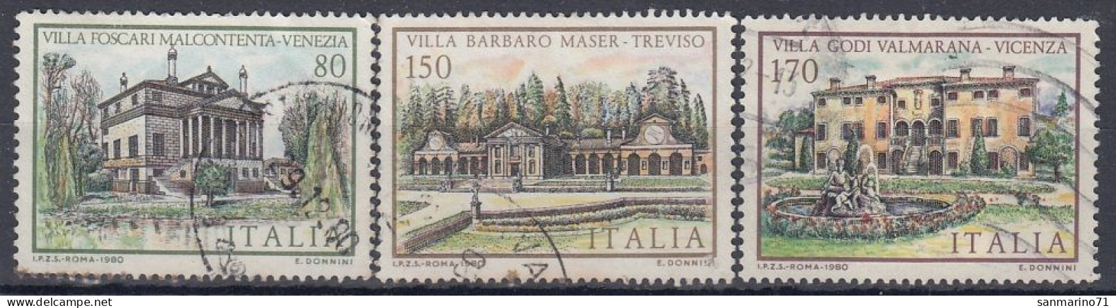 ITALY 1733-1735,used,falc Hinged - 1971-80: Used