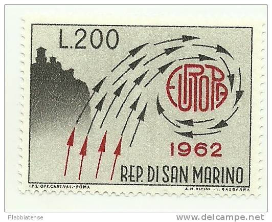 1962 - San Marino 617 Europa     ++++++ - Neufs