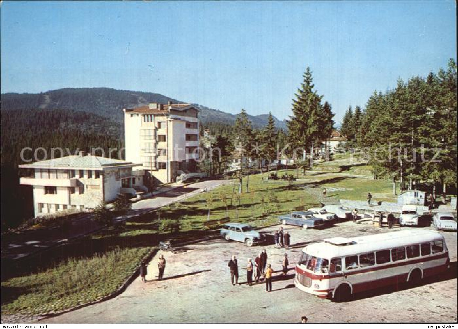 72512893 Pamporovo Pamporowo Teilansicht Reisebus Pamporovo Pamporowo - Bulgarie