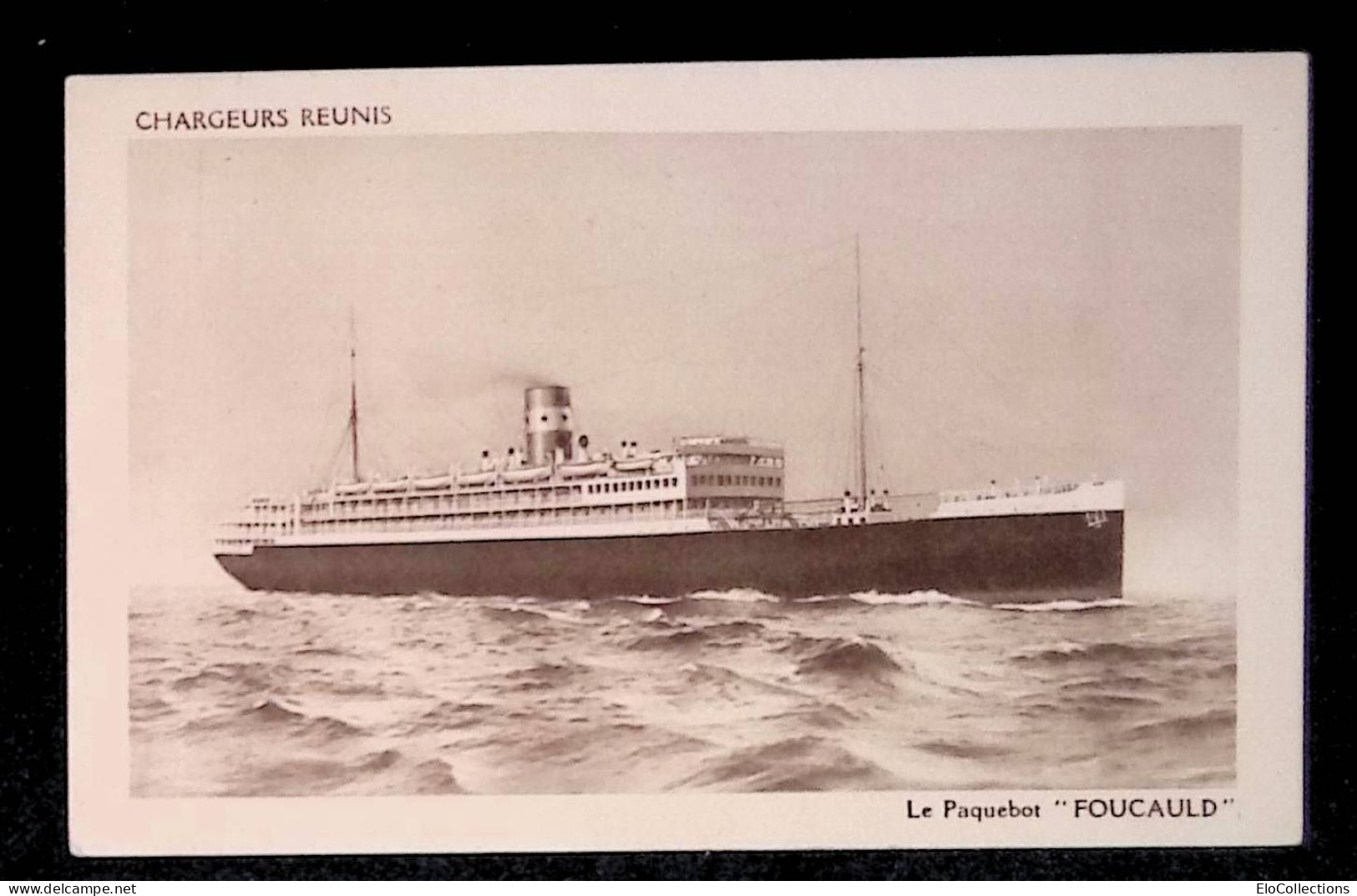 Cp, Bateaux, Le Paquebot Foucauld, Chargeurs Réunis, Vierge, Ed. Money, Gr. 1931, XV E Croisiére Bruxelles-Médical - Passagiersschepen