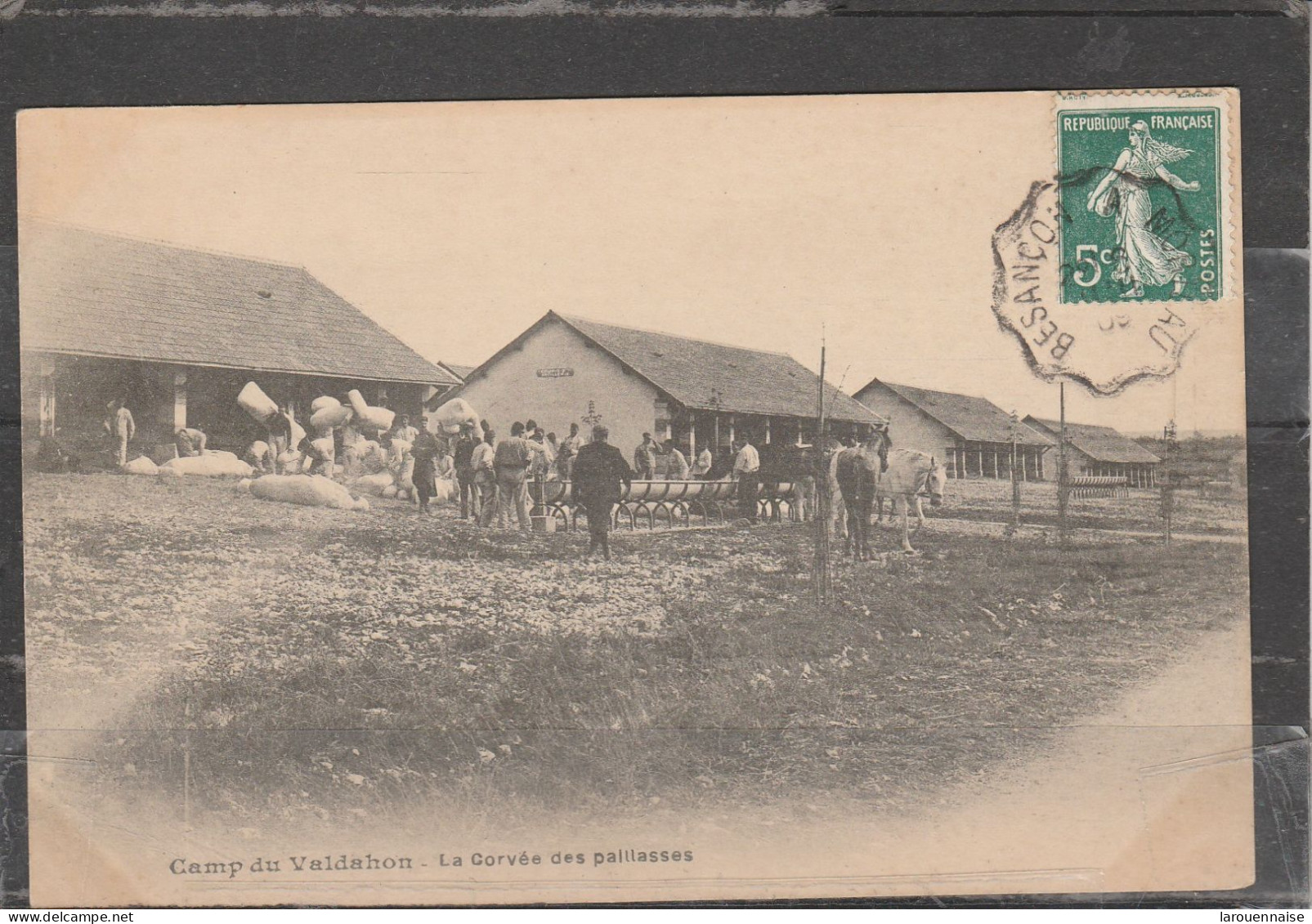 25 - VALDAHON  - Camp Du Valdahon - La Corvée Des Paillasses - Autres & Non Classés