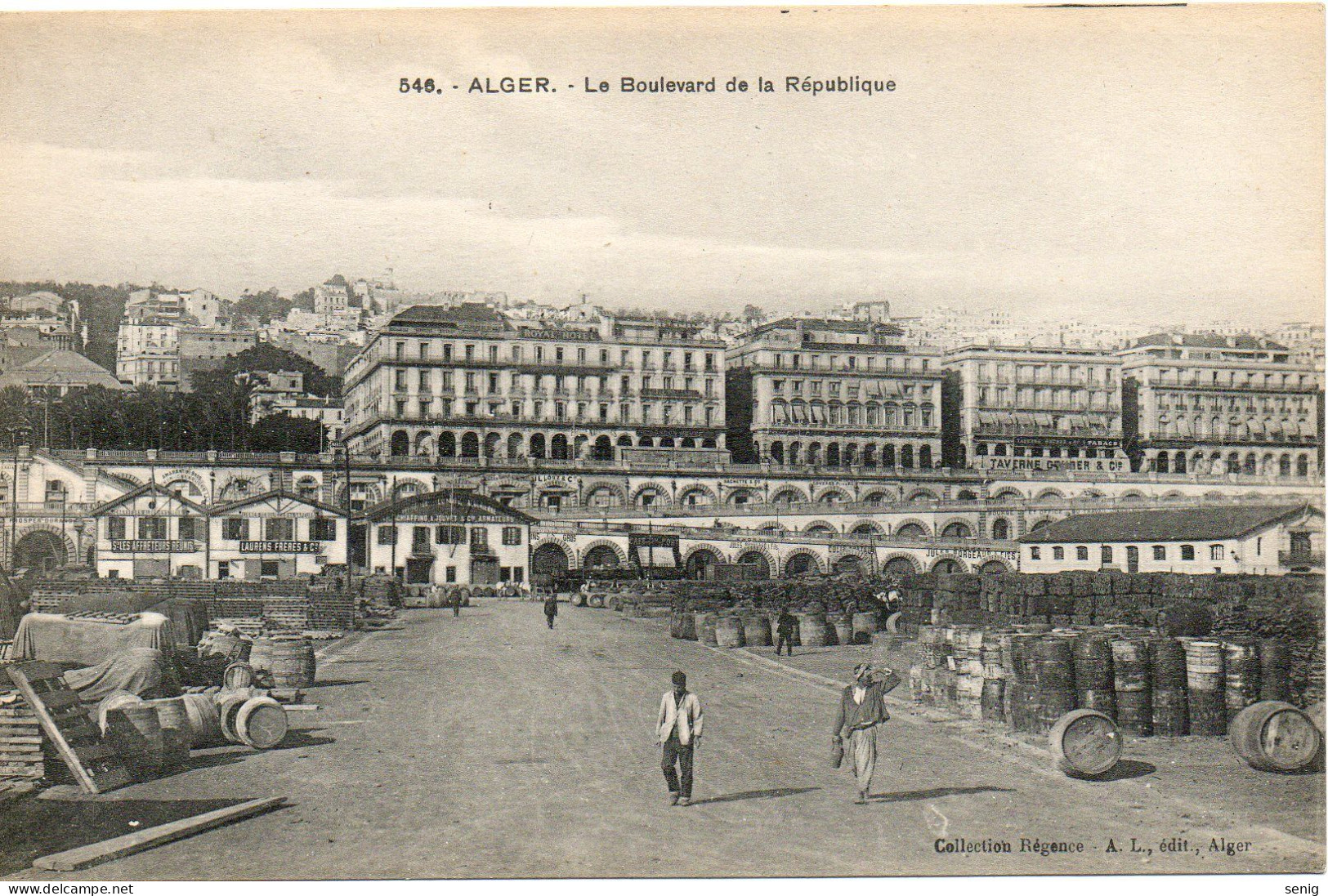 ALGERIE ALGER - 546 - Boulevard De La République - Collection Régence A. L. édit. Alger (Leroux) - Algiers