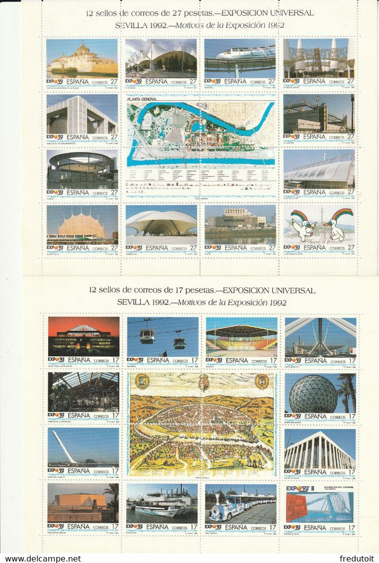ESPAGNE - N°2771/94 ** (1992) Expo'92 à Séville - Ungebraucht