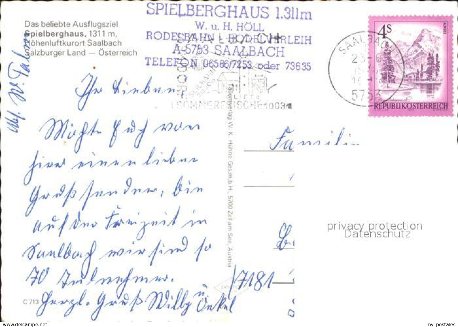 72512730 Saalbach-Hinterglemm Spielberghaus Saalbach - Other & Unclassified