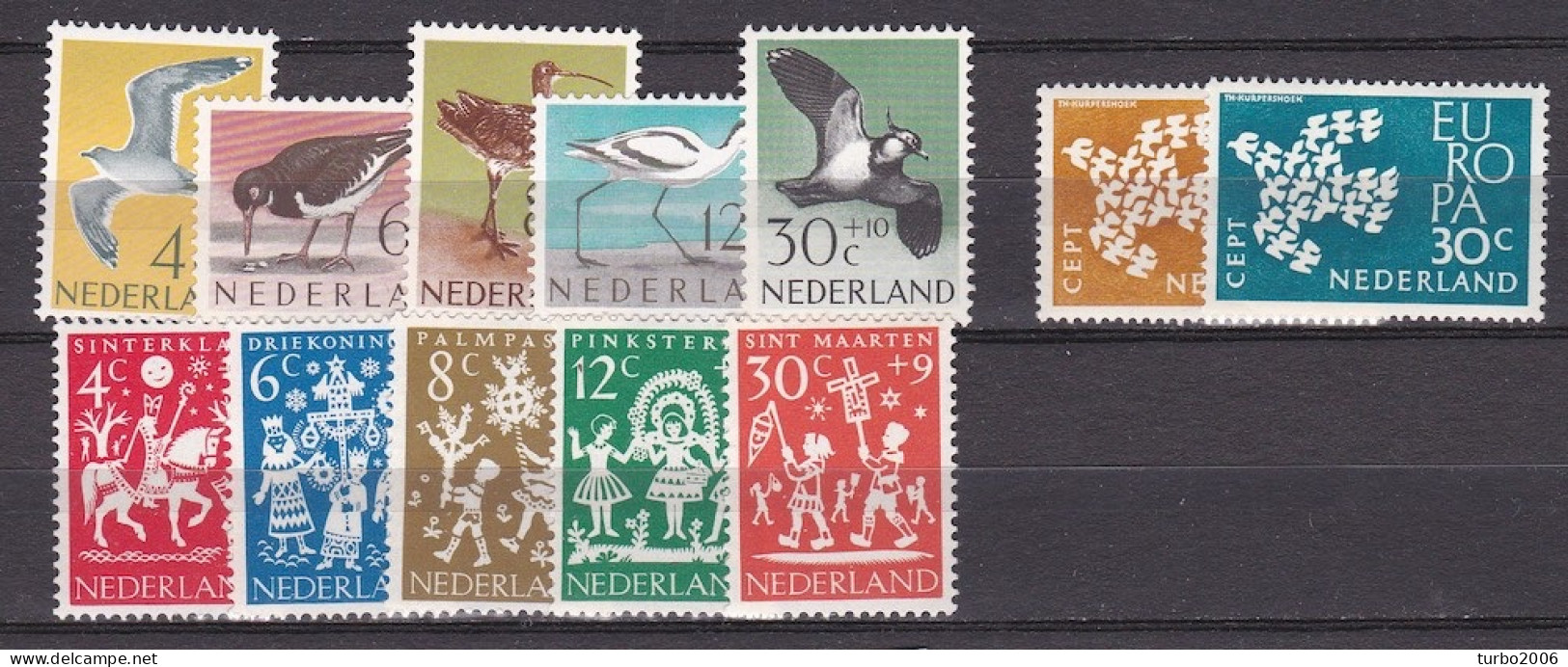 Nederland 1961 Complete Postfrisse Jaargang NVPH 752 / 763 - Full Years