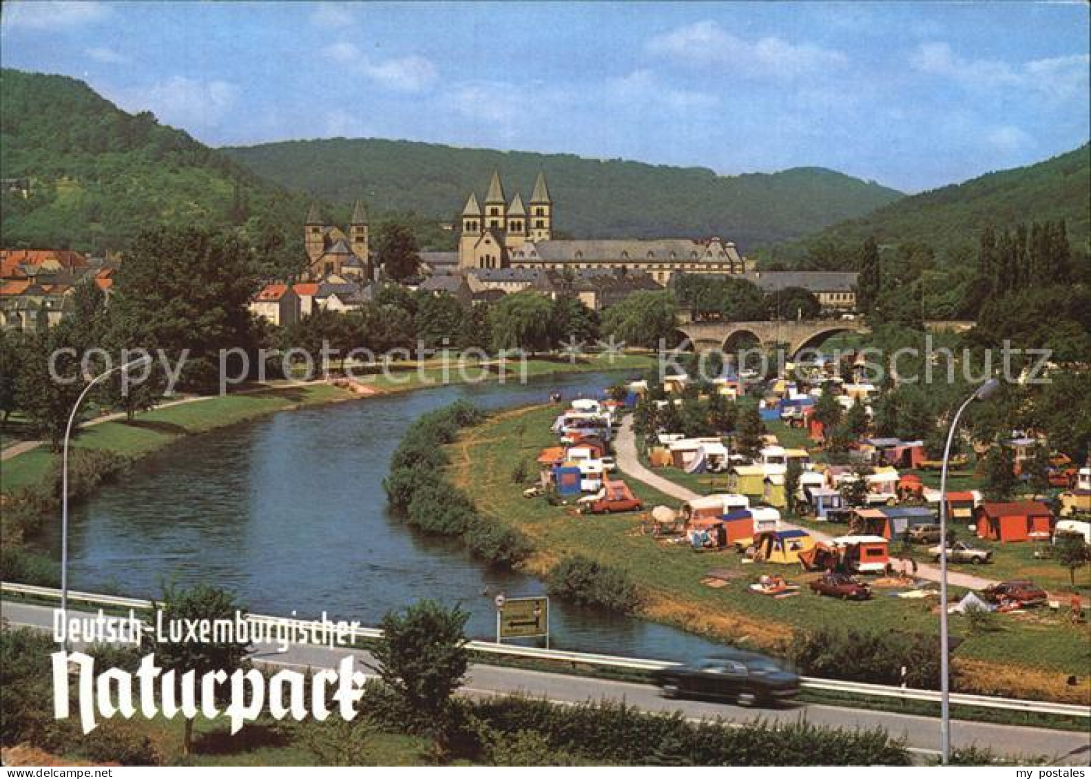 72512641 Echternach Deutsch Luxemburgischer Naturpark Abtei Campingplatz In Echt - Autres & Non Classés