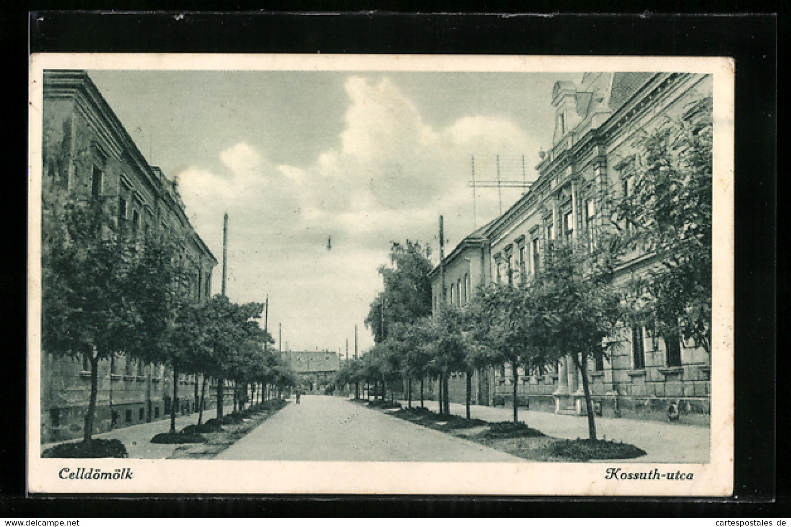 AK Celldömölk, Kossuth-utca  - Ungarn