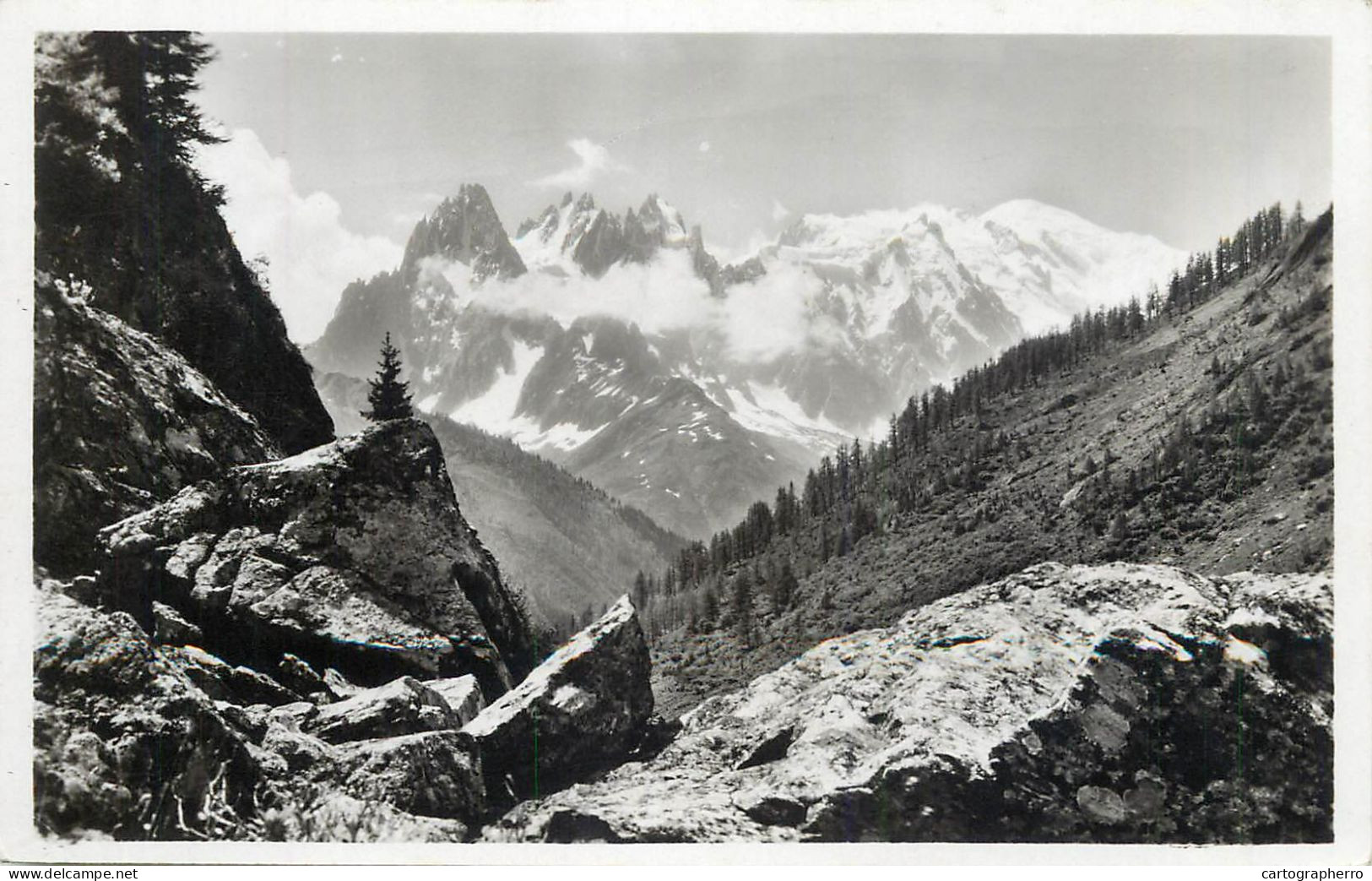 France Argentiers Mont-Blanc Vu Du Sommet Du Col Des Montets - Other & Unclassified