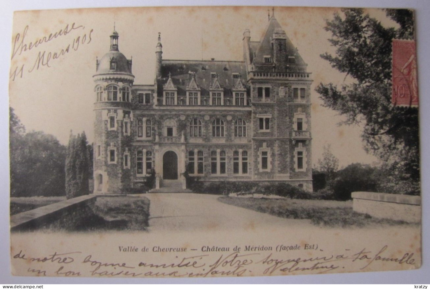 FRANCE - YVELINES - CHEVREUSE - Château De Méridon - 1905 - Chevreuse