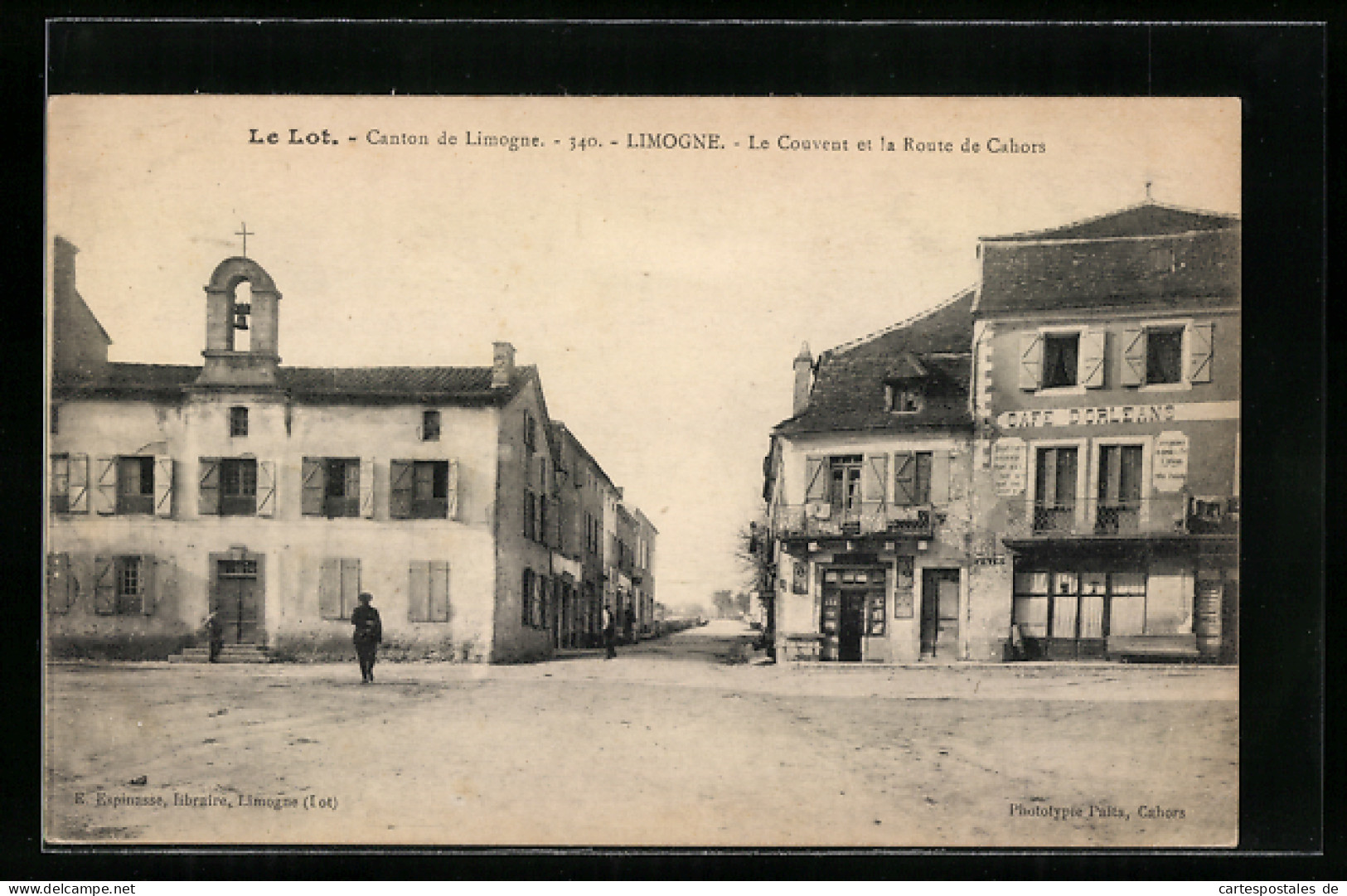 CPA Limogne, Le Couvent Et La Route De Cahors  - Cahors