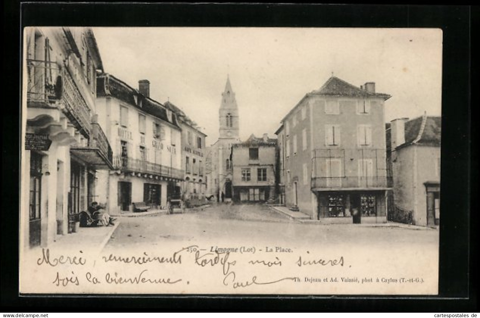 CPA Limogne, La Place  - Other & Unclassified