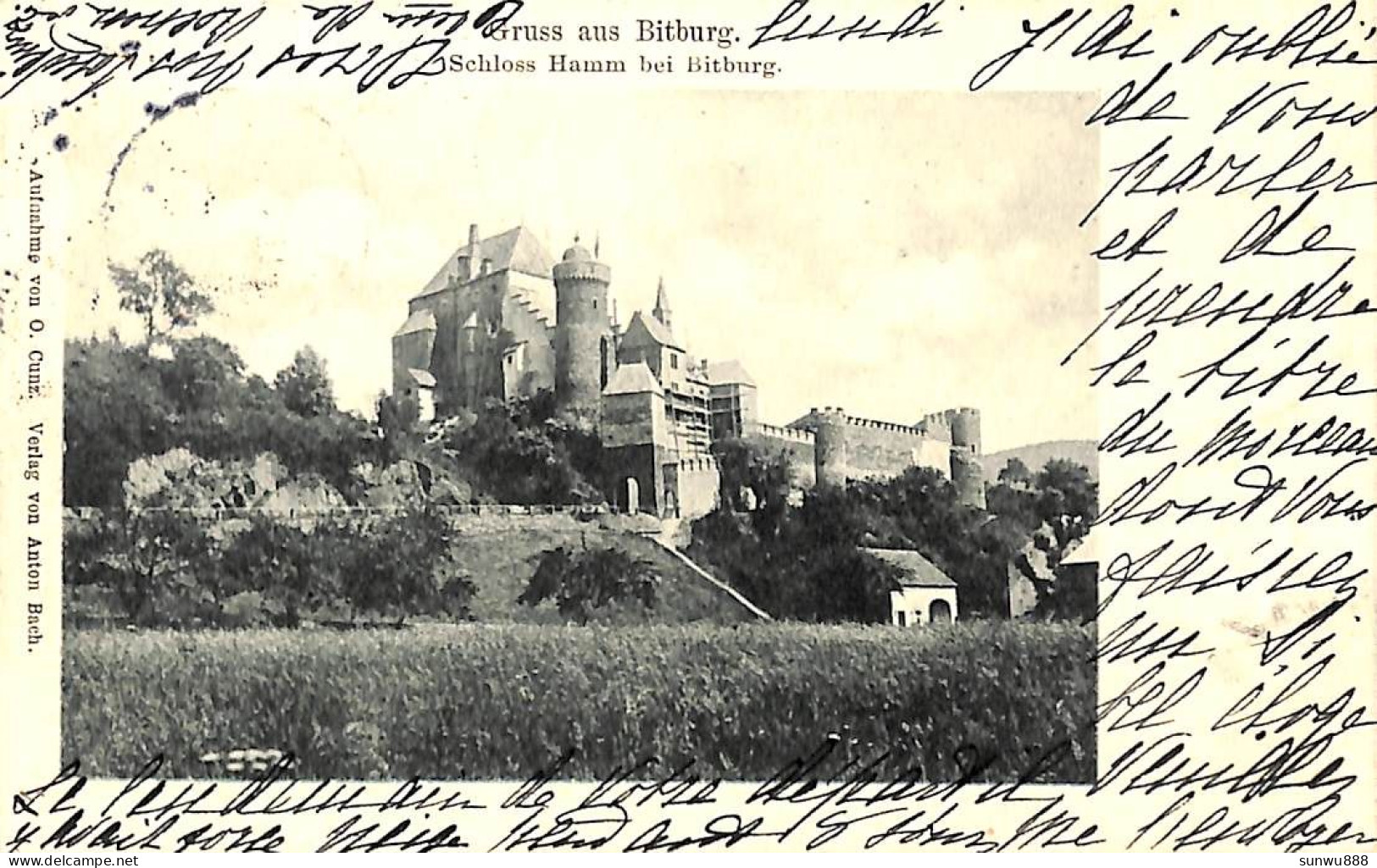 Gruss Aus Bitburg - Schloss Hamm Bei Bitburg (1904) - Bitburg