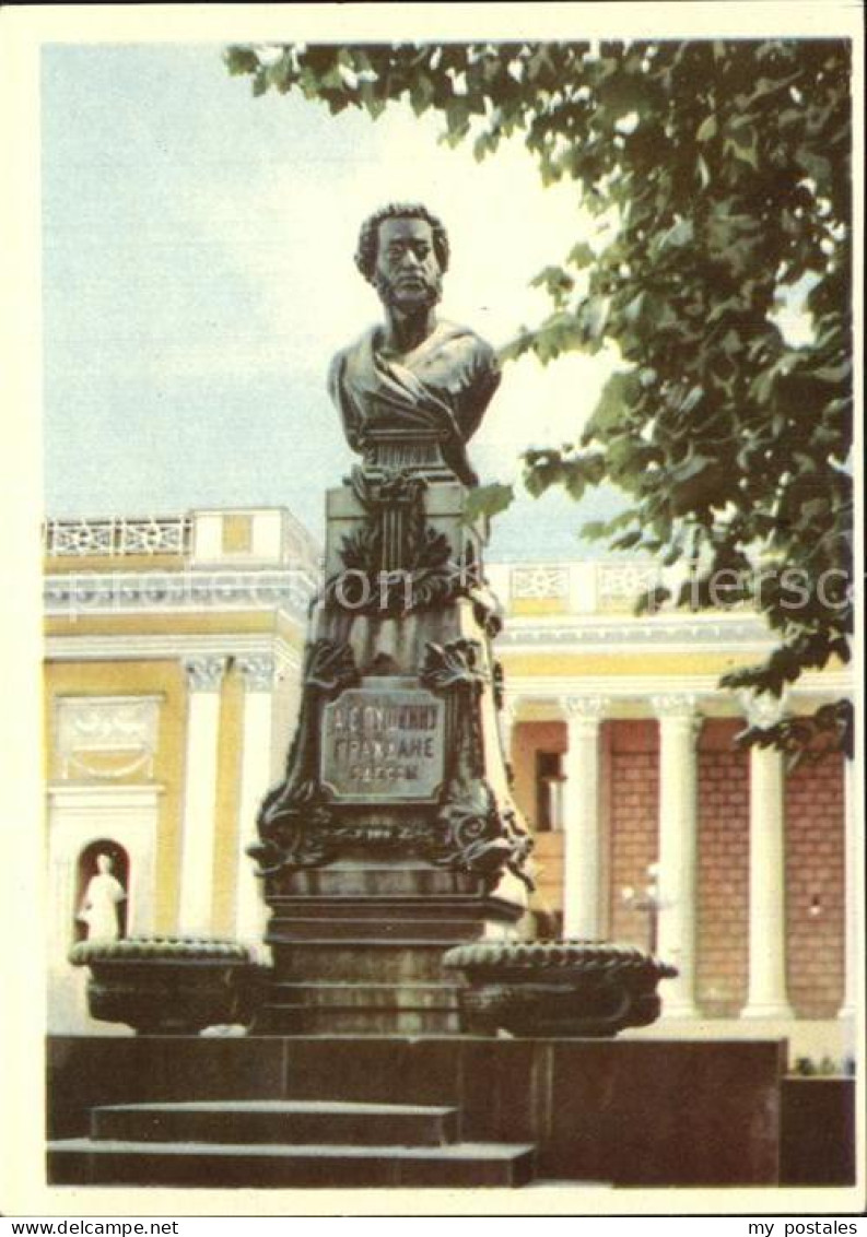 72511991 Odessa Ukraine Alexander Puschkin-Denkmal Odessa - Ukraine