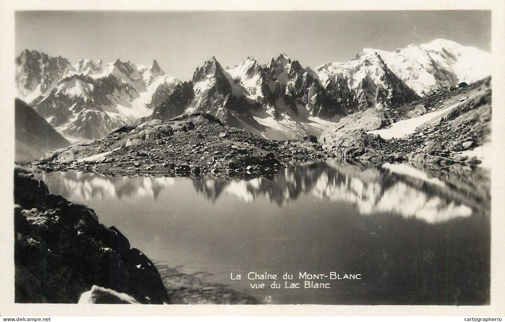 France La Chaine Du Mont Blanc Vue Du Lac Blanc - Other & Unclassified