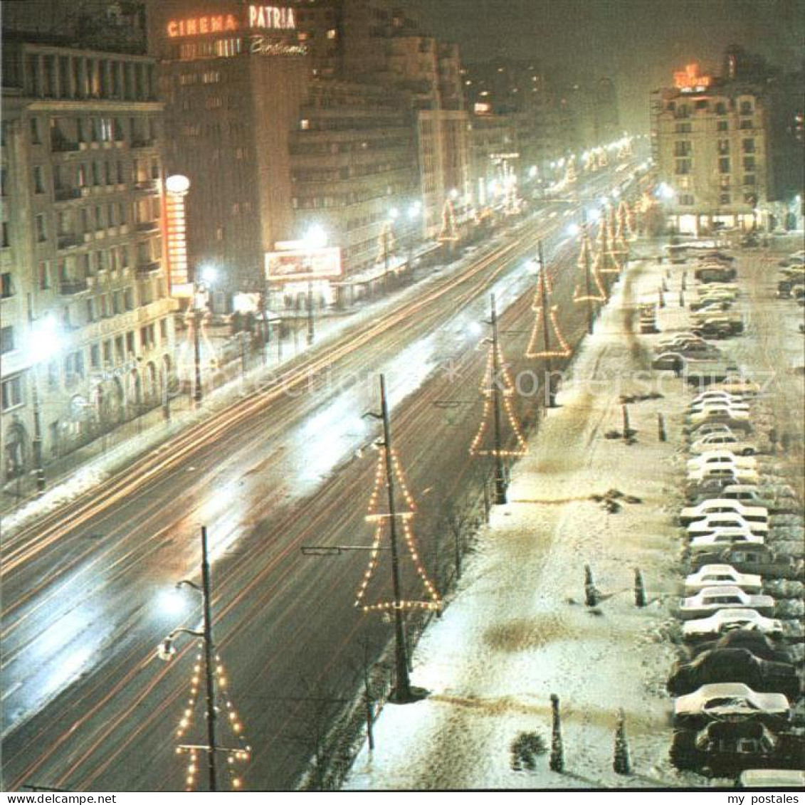 72511740 Bukarest Strassenpartie Zu Weihnachten  - Romania