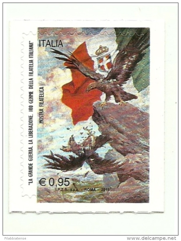 2015 - Italia 3695 Bandiera ---- - Briefmarken