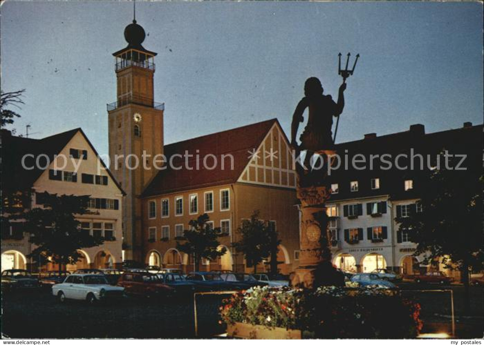 72511598 Freudenstadt Rathaus Und Neptunbrunnen Freudenstadt - Freudenstadt