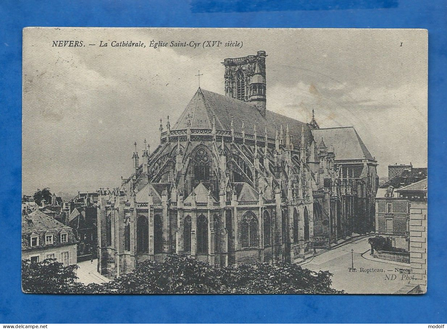 CPA - 58 - Nevers - La Cathédrale, Eglise Saint-Cyr - Circulée En 190? - Nevers