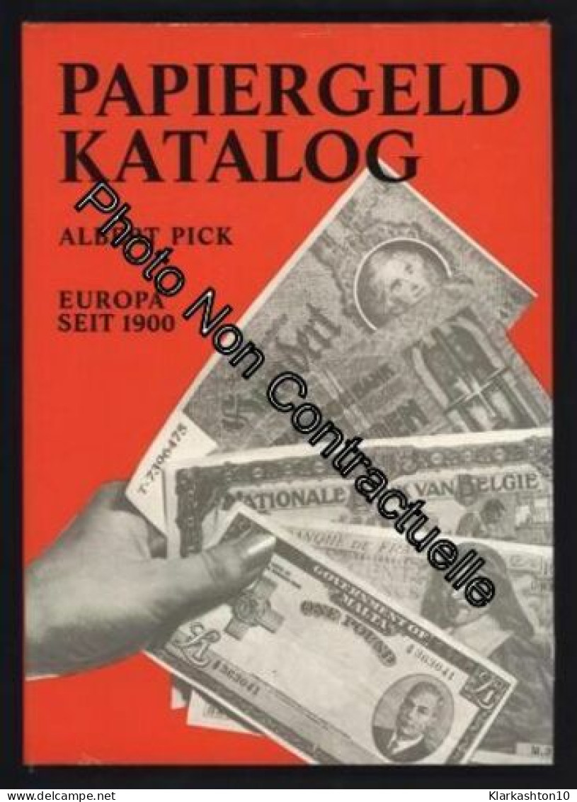 Papiergeld Katalog Europa Seit 1900 - Other & Unclassified