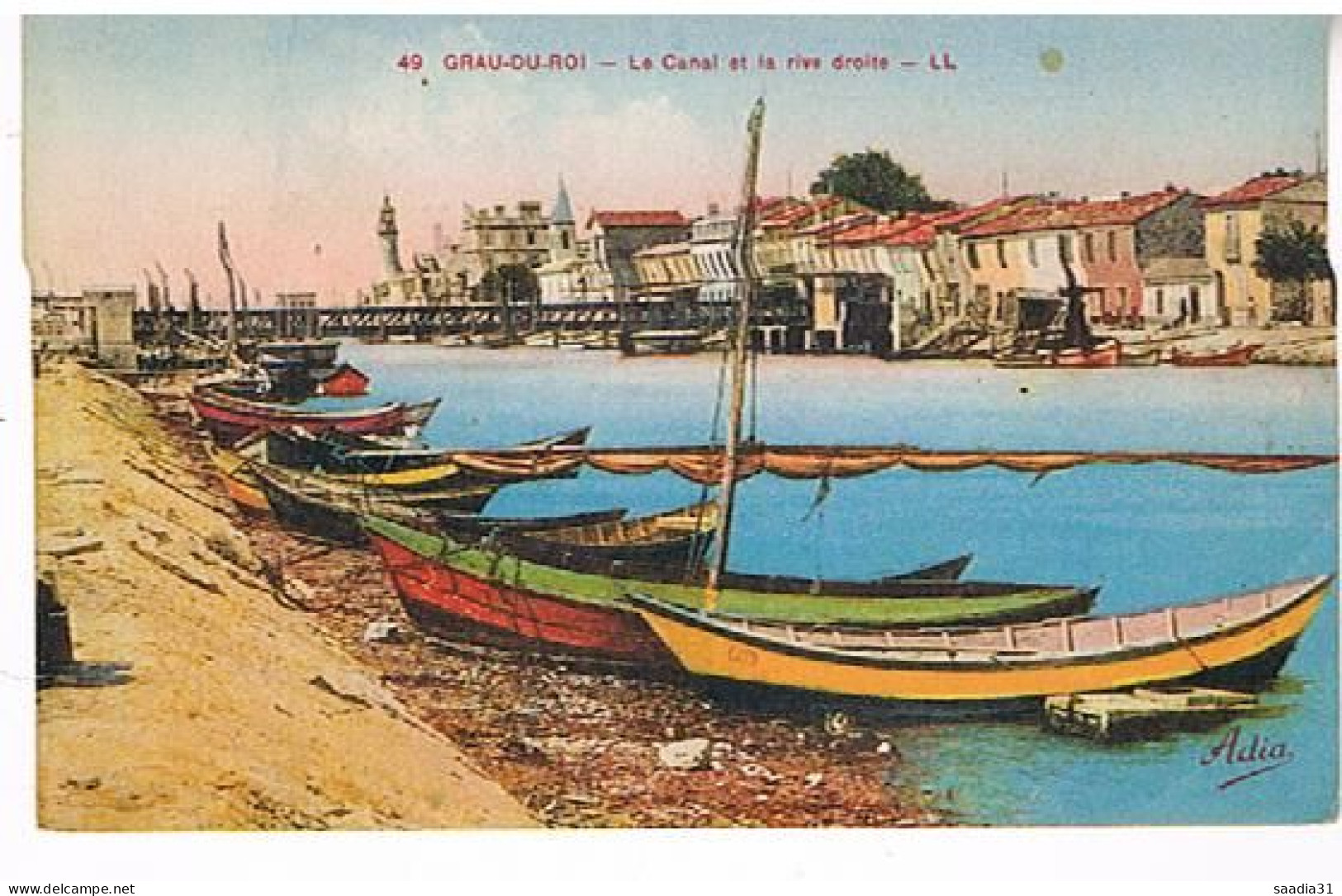 34    GRAU DU ROI LE CANAL ET LA RIVE DROITE - Autres & Non Classés