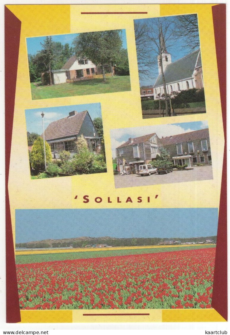 Noordwijkerhout - 'Sollasi', Bungalowpark, Duinschoten 12 - (Holland) - O.a.Tulpen, Renault Express - Noordwijk (aan Zee)