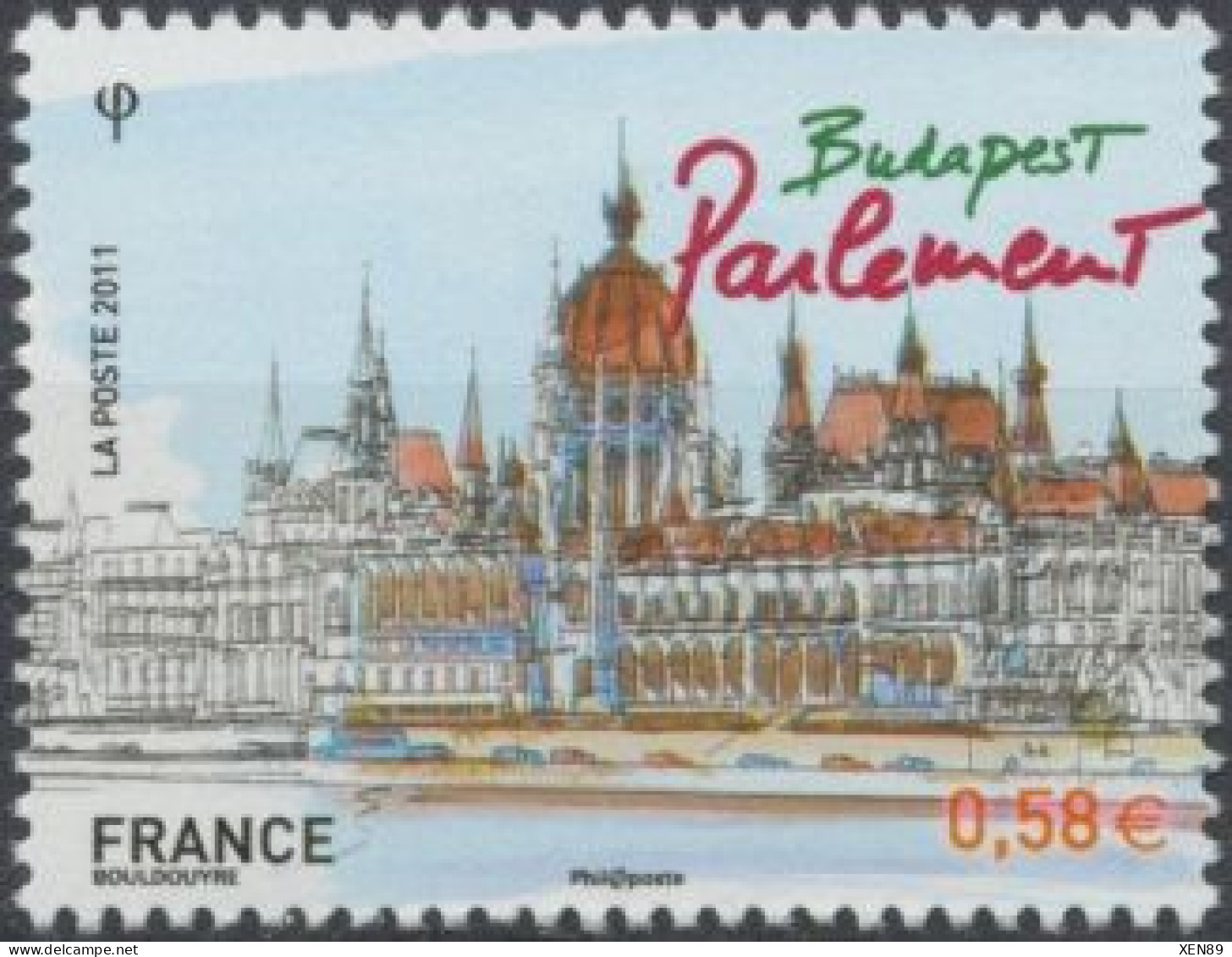 2011 - 4538 - Capitale Européenne - Budapest - Parlement - Unused Stamps