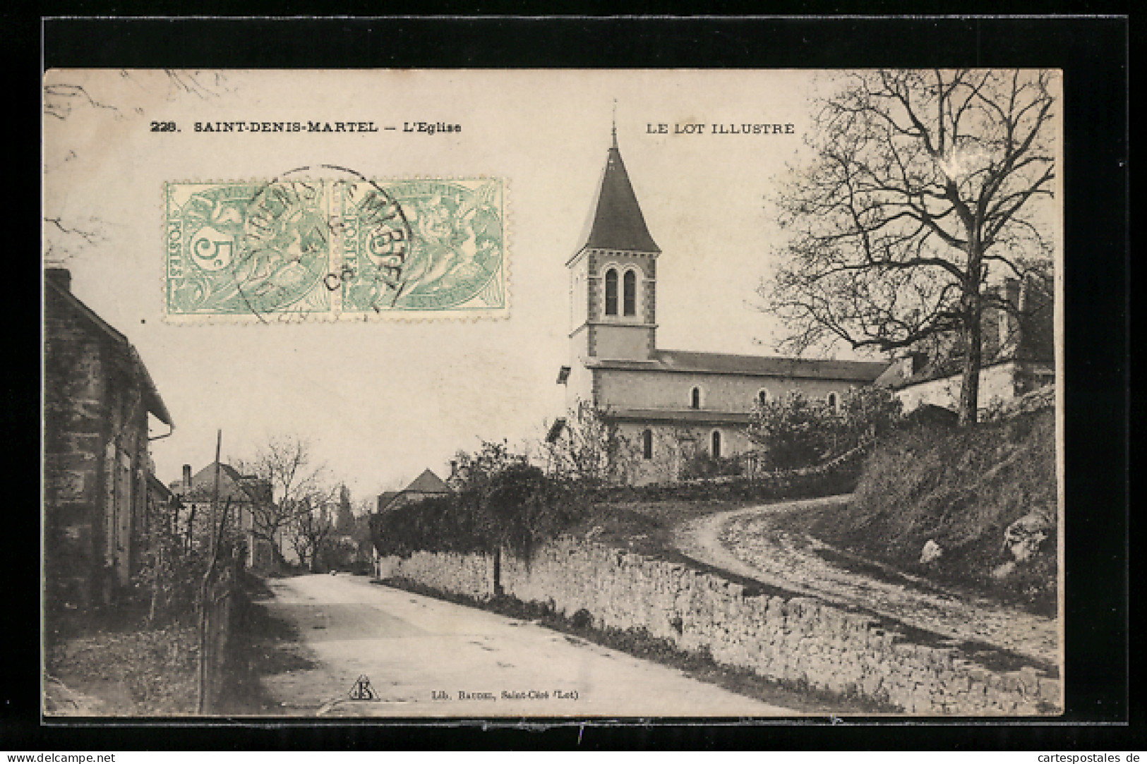 CPA Saint-Denis-Martel, L`Eglise  - Other & Unclassified