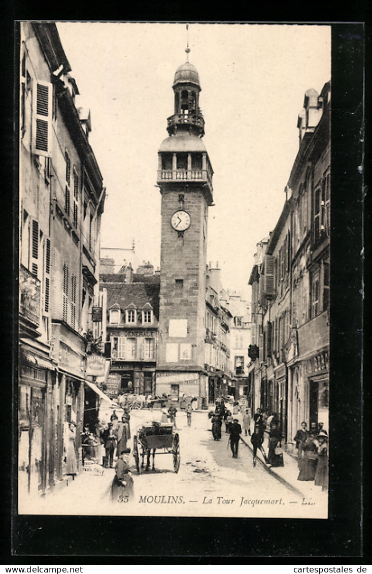 CPA Moulins, La Tour Jacquemart  - Moulins