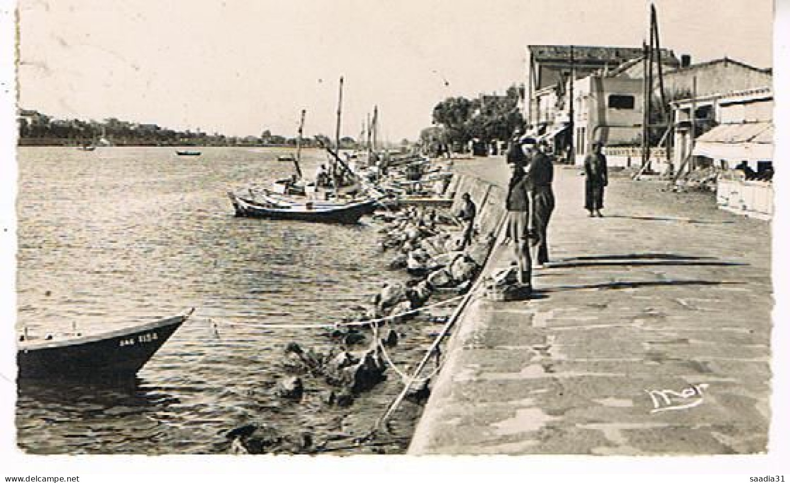 34 LE  GRAU  D AGDE  LE CANAL  1948  9X14 - Agde