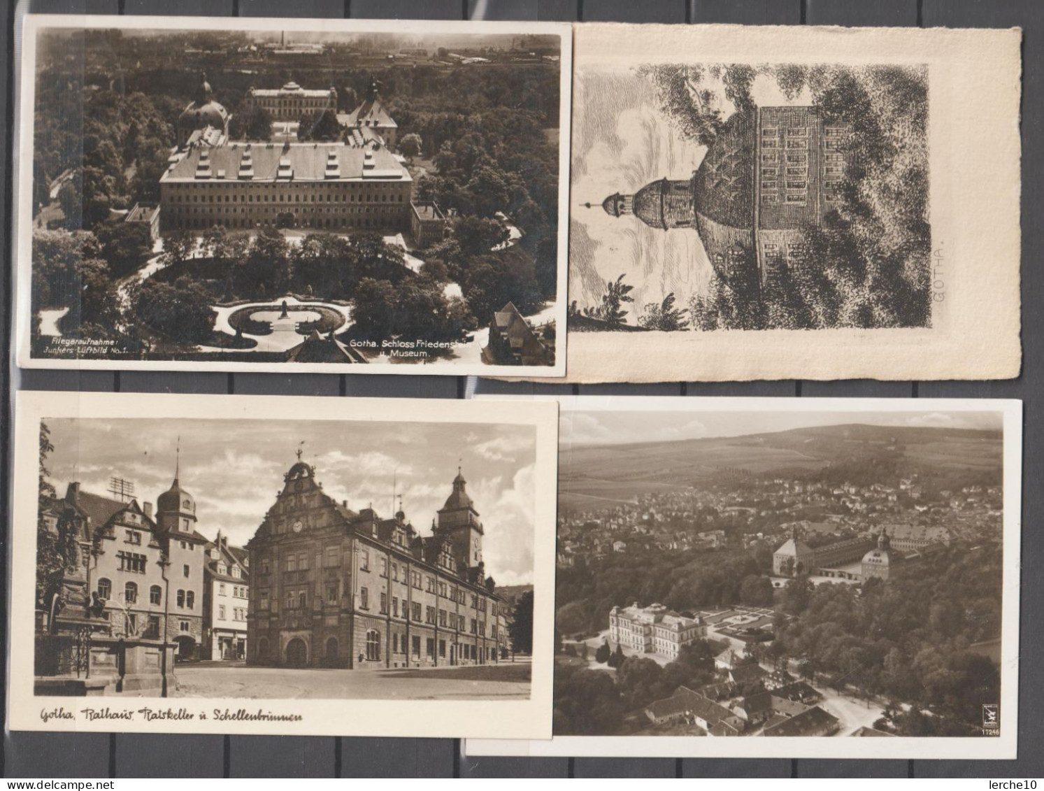 4 Alte Ansichtskarten Von Gotha  (8340) - Gotha