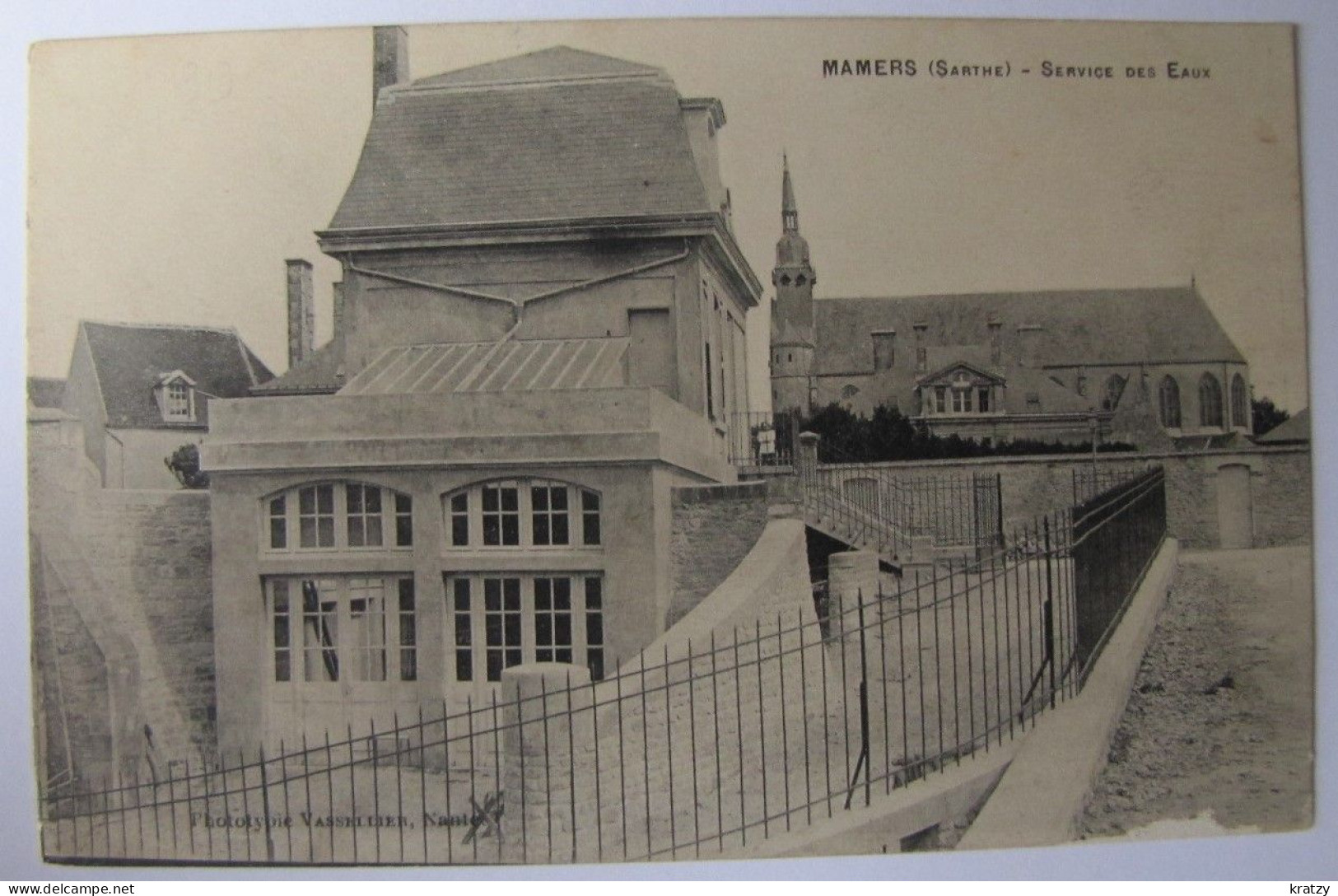 FRANCE - SARTHE - MAMERS - Service Des Eaux - 1919 - Mamers