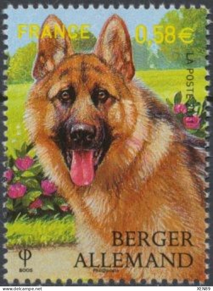 2011 - 4546 - Série Nature (XXV) - Les Chiens - Berger Allemand - Unused Stamps