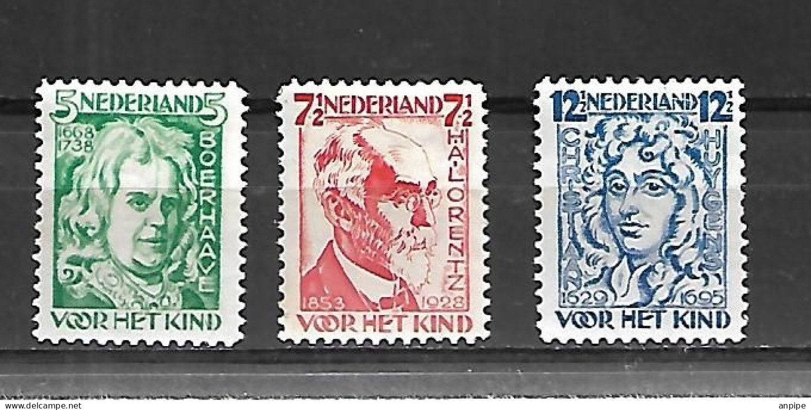 HOLANDA, 1928. CIENTÍFICOS - Unused Stamps