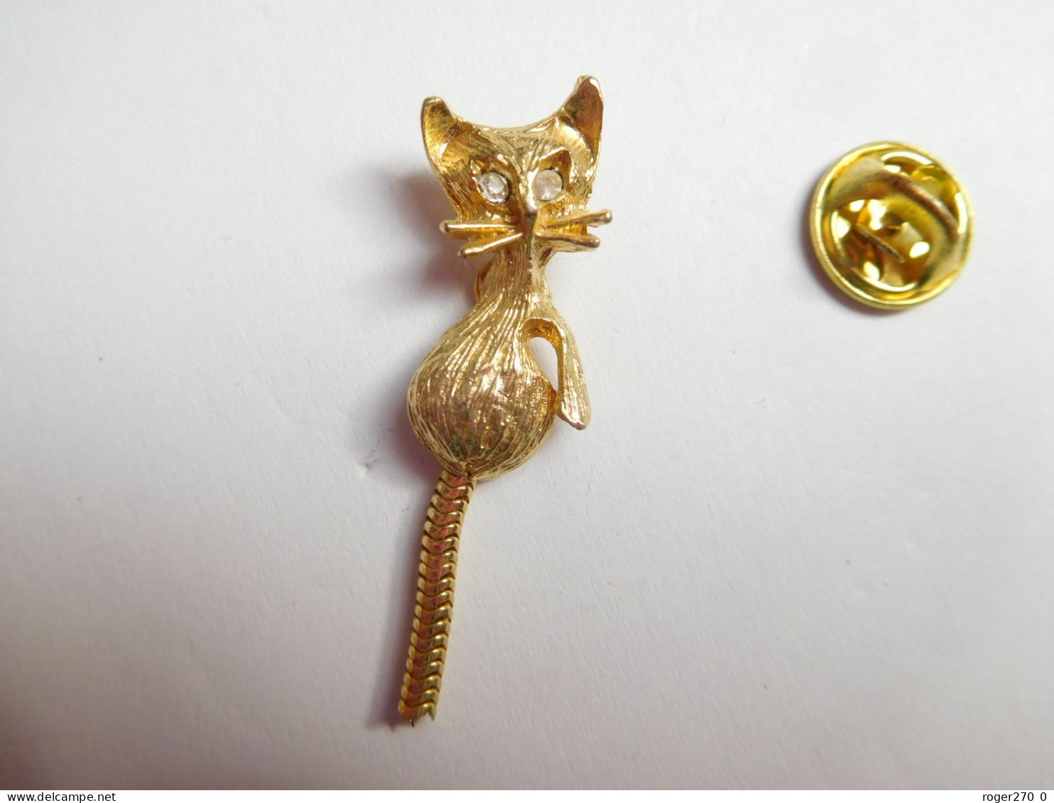 Beau Pin's En Relief  , Chat , Mistigri - Animaux
