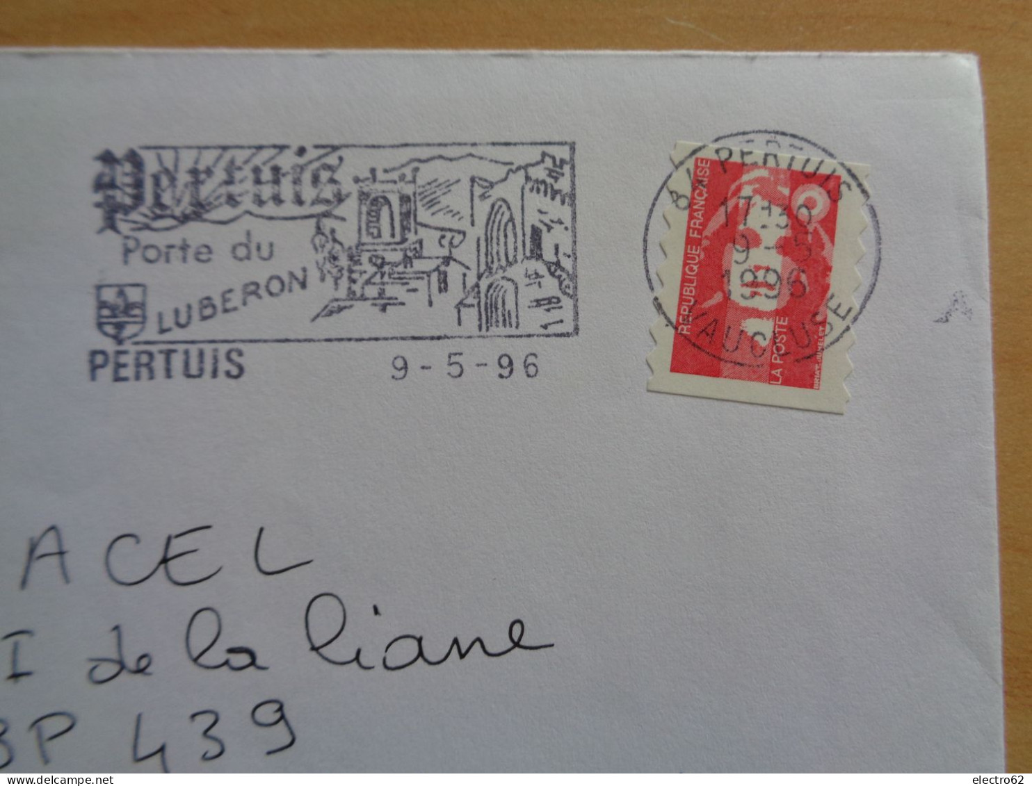 France Flamme Pertuis Porte Du Lubéron  Marianne Du Bicentenaire 9-5-1996  S.A.R.L   A.T.T.I - Mechanical Postmarks (Advertisement)