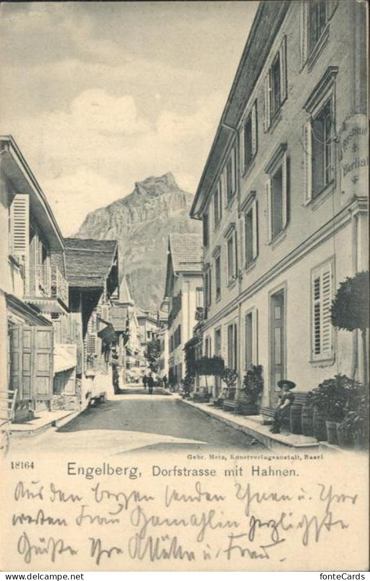 10957364 Engelberg OW Dorfstrasse Hahnen Engelberg - Other & Unclassified