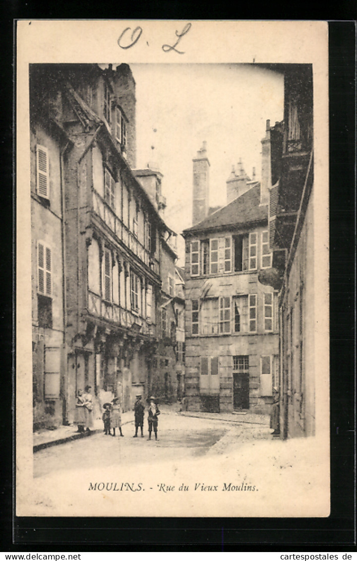 CPA Moulins, Rue Du Vieux Moulins  - Moulins