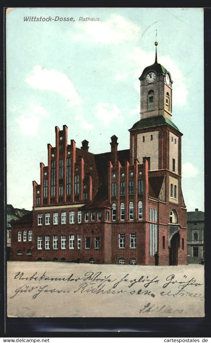 AK Wittstock-Dosse, Rathaus  - Wittstock